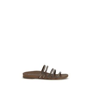 Pedro García Women Flat Slip-On Leather Beatrix Sandal